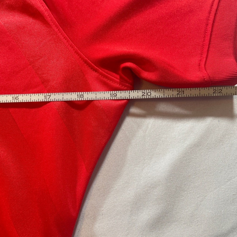 Nike Soccer Jersey Women Medium Red Dri-FIT Short Sleeve Athletic Training Shirt - Picture 5 of 8